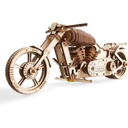 Maquette bois à assembler Moto