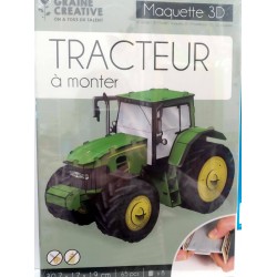 Maquette 3D à monter Tracteur