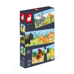 10 puzzles Trionimo animaux...