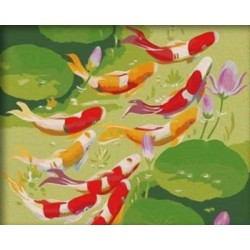 Peinture au numéro - poissons