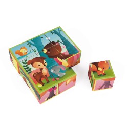 Puzzle 9 cubes carton KUBKID