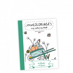 Carnet de coloriage - Le jardin