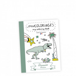 Carnet de coloriage - Les dinosaures