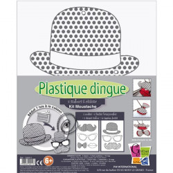 kit plastique dingue moustache