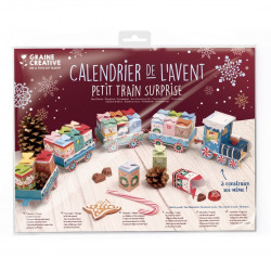 Calendrier de l’avent petit train surprise - A monter soi-même