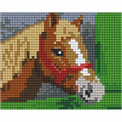 Kit complet 1 grande plaque pixel Cheval
