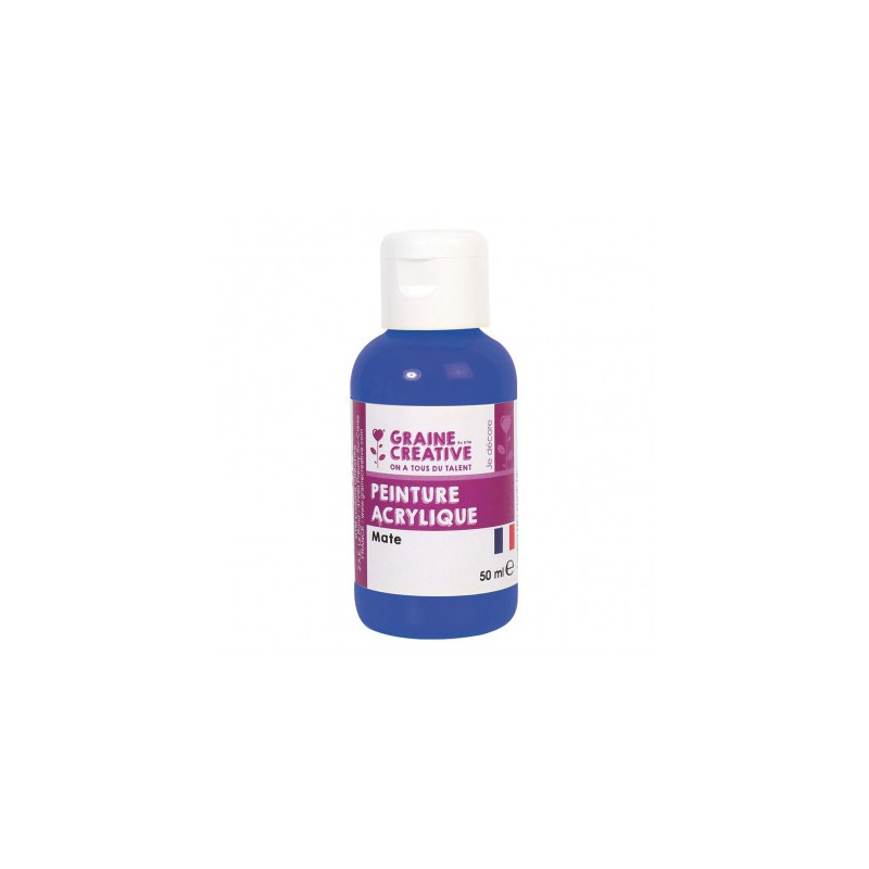peinture acrylique, flacon 50 ml