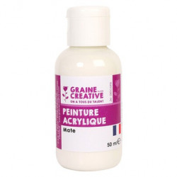 peinture acrylique, flacon 50 ml
