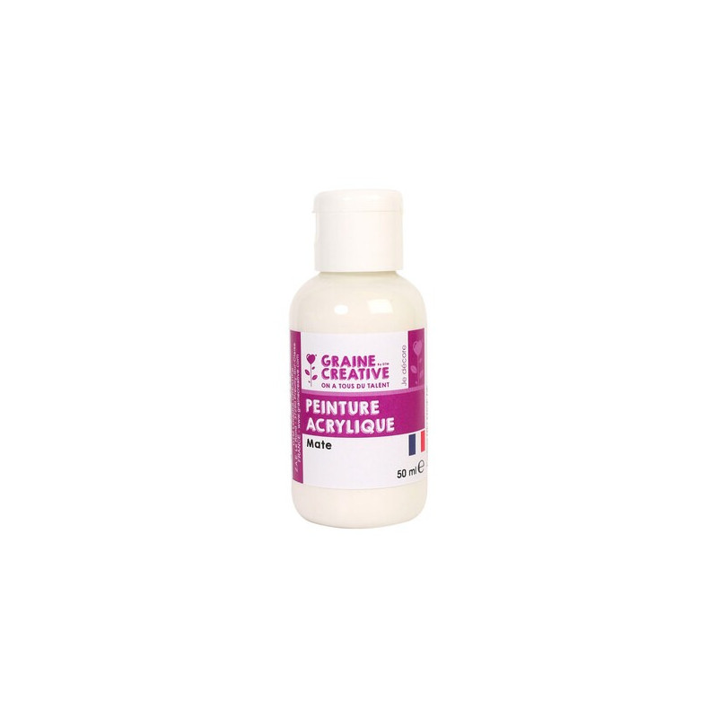 peinture acrylique, flacon 50 ml