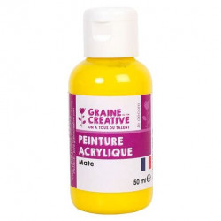 peinture acrylique, flacon 50 ml
