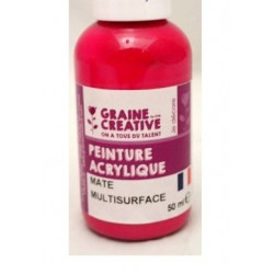 peinture acrylique, flacon 50 ml