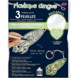 Plastique Dingue - 3 feuilles - Phosphorescent