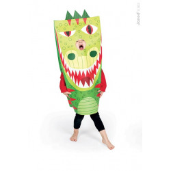 Déguisement carton dragon 3-6 ans