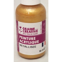peinture acrylique, flacon 50 ml