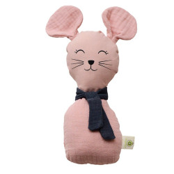 Hochet tissu bio Souris