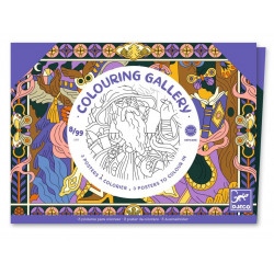 Lot 3 Posters à colorier - Héroïques