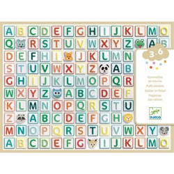 Gommettes alphabet 3-6 ans