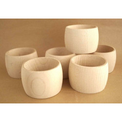 Rond de serviette bois à décorer