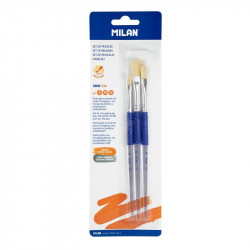 Lot de 3 pinceaux brosse